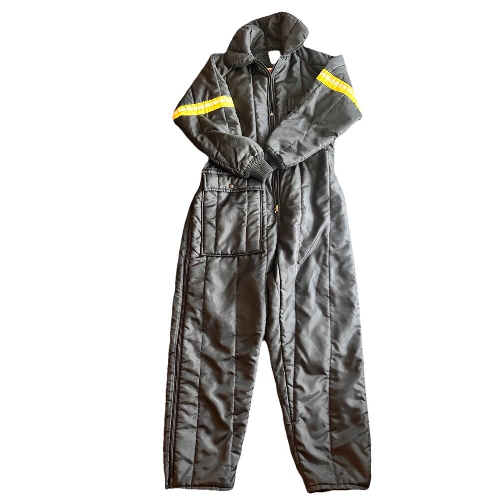 VTG JcPenney Snowmobile Apparel Snow Ski Winter Warm Suit Men's No Hood Medium
